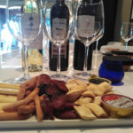 tasting 3 wines, cheesses and a Hunting Meat “tapa”